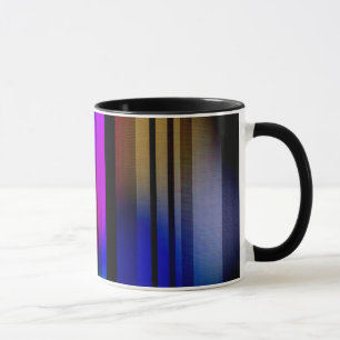 Abstracte regenboogkleuren op zwarte achtergrond M Mok