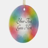 Abstracte regenboogkleuren Sjabloon modern script Keramisch Ornament (Rechts)