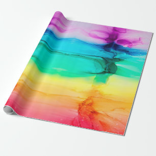 Abstracte regenboogkleurige achtergrond, behang. cadeaupapier