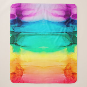 Abstracte regenboogkleurige achtergrond, behang. M Sherpa Deken