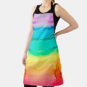 Abstracte regenboogkleurige achtergrond, behang. schort (Insitu)