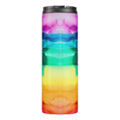 Abstracte regenboogkleurige achtergrond, behang.  thermosbeker (Achterkant)