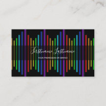 Abstracte regenboogkleurlijnkalligrafie