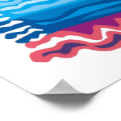 Abstracte regenboogkunst Posters (Hoek)