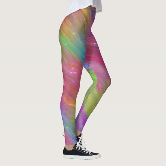 Abstracte regenboogLeggings Leggings (Rechts)