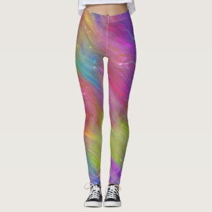 Abstracte regenboogLeggings Leggings