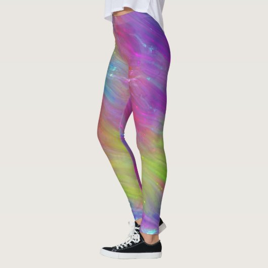 Abstracte regenboogLeggings Leggings (Links)