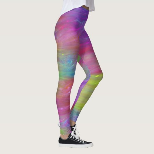 Abstracte regenboogLeggings Leggings (Rechts)