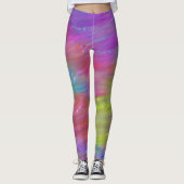 Abstracte regenboogLeggings Leggings (Voorkant)