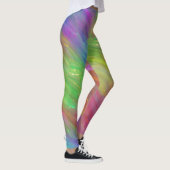 Abstracte regenboogLeggings Leggings (Rechts)