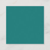 Abstracte regenbooglijnkunst vierkante visitekaartje (Achterkant)