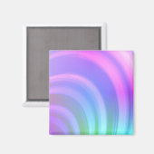 Abstracte Regenboogmagneet Magneet (Voorkant / Achterkant)