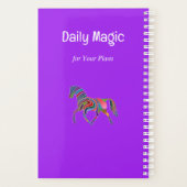 abstracte regenboogpaard planner (Achterkant)