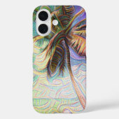 Abstracte regenboogpalm Case-Mate iPhone case (Achterkant)
