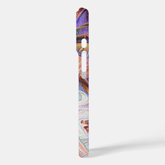 Abstracte regenboogpalm Case-Mate iPhone case (Achterkant / Links)