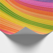Abstracte regenboogpatroonstructuur cadeaupapier (Hoek)