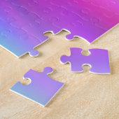 Abstracte regenboogpuzzel legpuzzel (Zijkant)