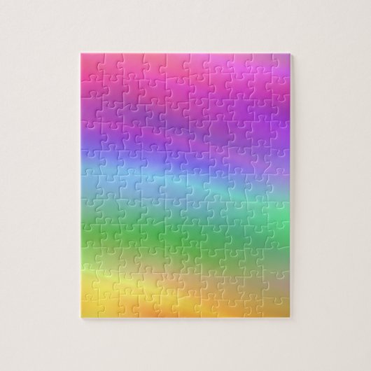 Abstracte regenboogpuzzel legpuzzel (Verticaal)