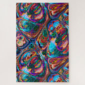 abstracte regenboogpuzzel legpuzzel (Verticaal)