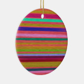 Abstracte regenboogstrepen moderne keramisch ornament (Rechts)