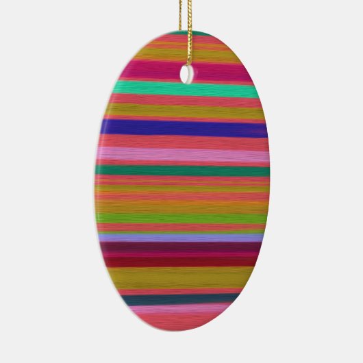 Abstracte regenboogstrepen moderne keramisch ornament (Rechts)