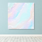 Abstracte Regenboogstructuur Canvas Afdruk (Insitu (Houten vloer))