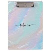 Abstracte Regenboogstructuur Klembord (Voorkant)