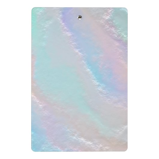 Abstracte Regenboogstructuur Mini Klembord (Achterkant)