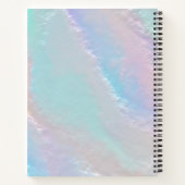 Abstracte Regenboogstructuur Notitieboek (Achterkant)