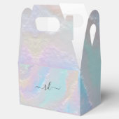 Abstracte regenboogtextuur bedankdoosjes (Geopend)