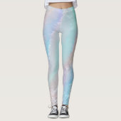 Abstracte regenboogtextuur leggings (Voorkant)