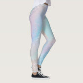Abstracte regenboogtextuur leggings (Rechts)
