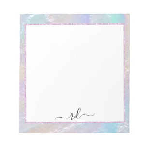 Abstracte regenboogtextuur notitieblok