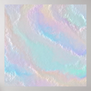 Abstracte regenboogtextuur poster