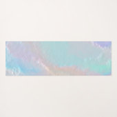 Abstracte regenboogtextuur yogamat (Achterkant (horizontaal))