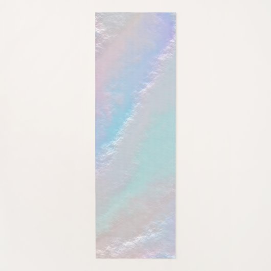 Abstracte regenboogtextuur yogamat (Voorkant)