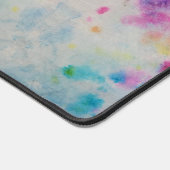 Abstracte regenboogverfplaat bureaumat (Hoek)
