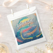 Abstracte regendruppelpenseelstreek dankbaar bedankzakje (Geknipt)