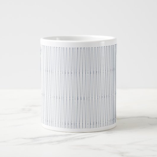 Abstracte regendruppels grote koffiekop (Voorkant)