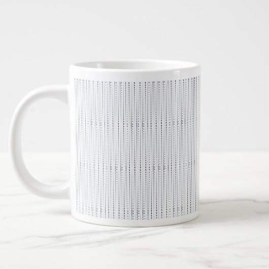 Abstracte regendruppels grote koffiekop (Links)