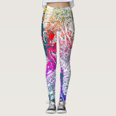 Abstracte rekenkracht als water leggings (Voorkant)