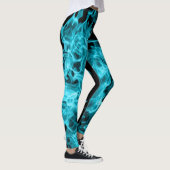 Abstracte rendie moderne brandlucht leggings (Rechts)