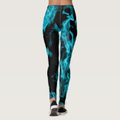Abstracte rendie moderne brandlucht leggings (Achterkant)