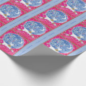 Abstracte rendierendrempelkerst cadeaupapier (Hoek)