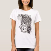 Abstracte reptielen t-shirt (Voorkant)