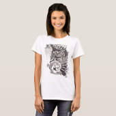 Abstracte reptielen t-shirt (Voorkant volledig)