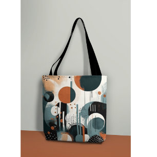 Abstracte Retro Art Tote Bag