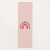 Abstracte Retro Colorful Rainbow Yogamat (Voorkant)
