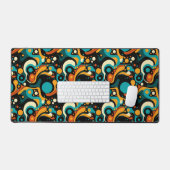 Abstracte retro funk bureaumat (Keyboard & Muis)