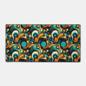 Abstracte retro funk bureaumat (Voorkant)